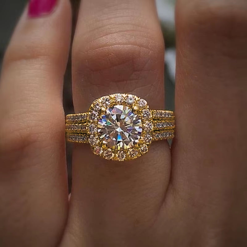 Cubic Zirconia HUITAN Ring ( Standard Delivery )