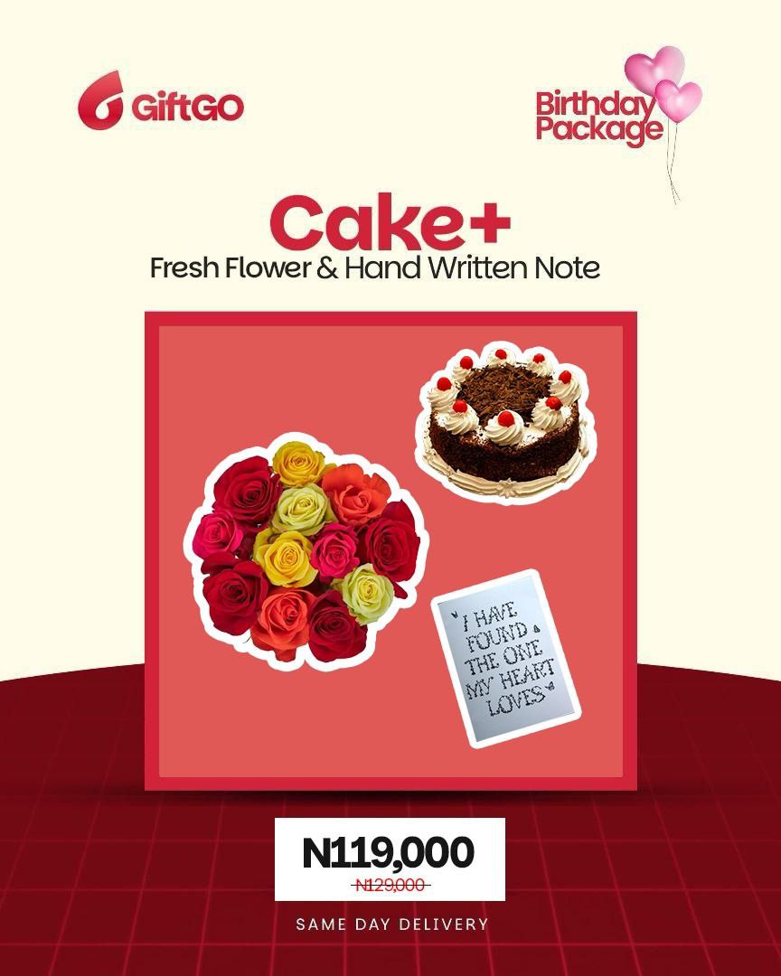 With Grace - Fresh Flower, Cake and Free Note ( Same Day Delivery Usa & Canada )
