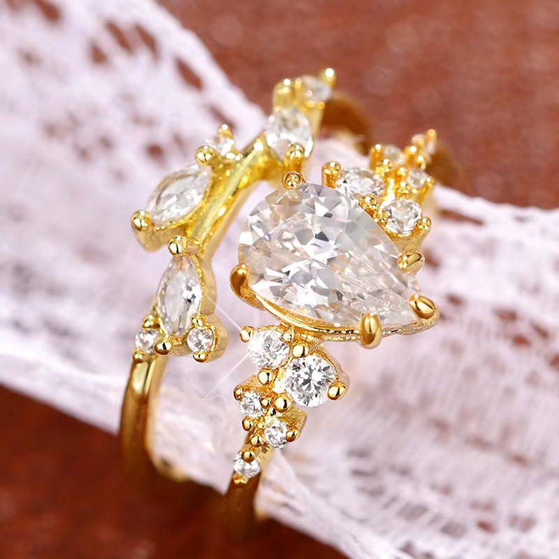Trendy Bridal Rings( Standard Delivery )