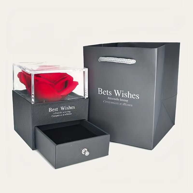 Necklaces with Rose Flower Gift Box for Women ( Standard Delivery )