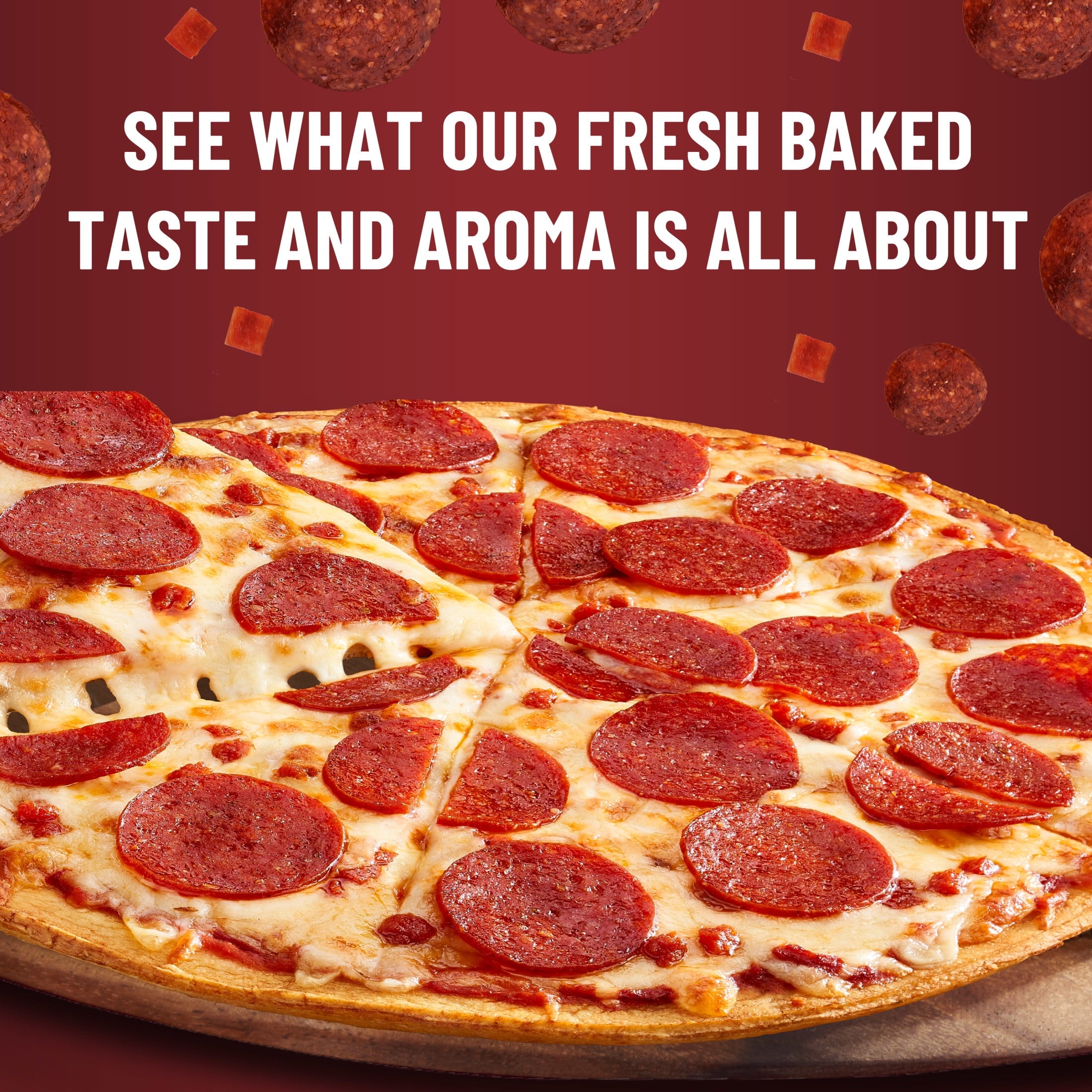 Pepperoni Classic Crust Pizza, Free Coke ( Same Day Delivery Usa )