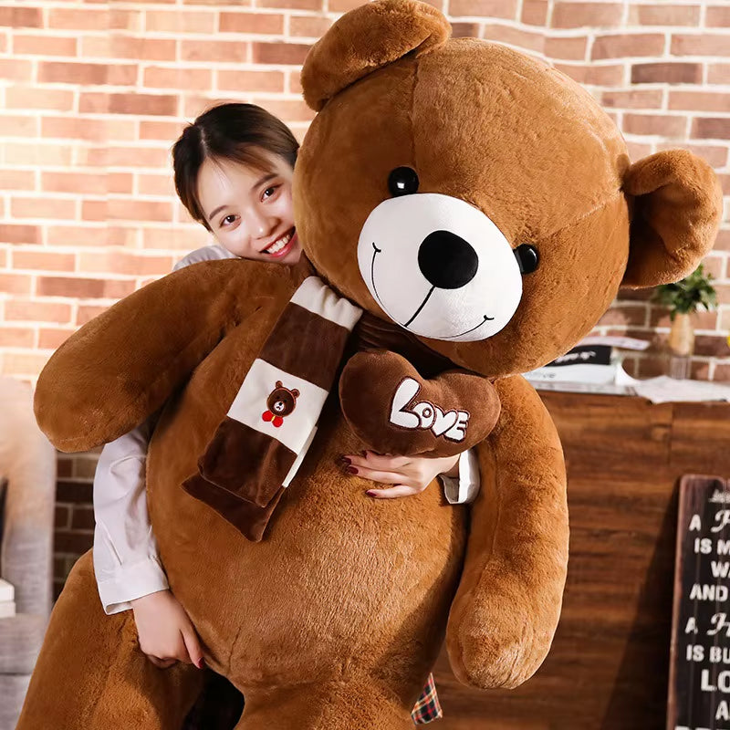 Teddy Bear with Scarf 80cm ( Standard Delivery )