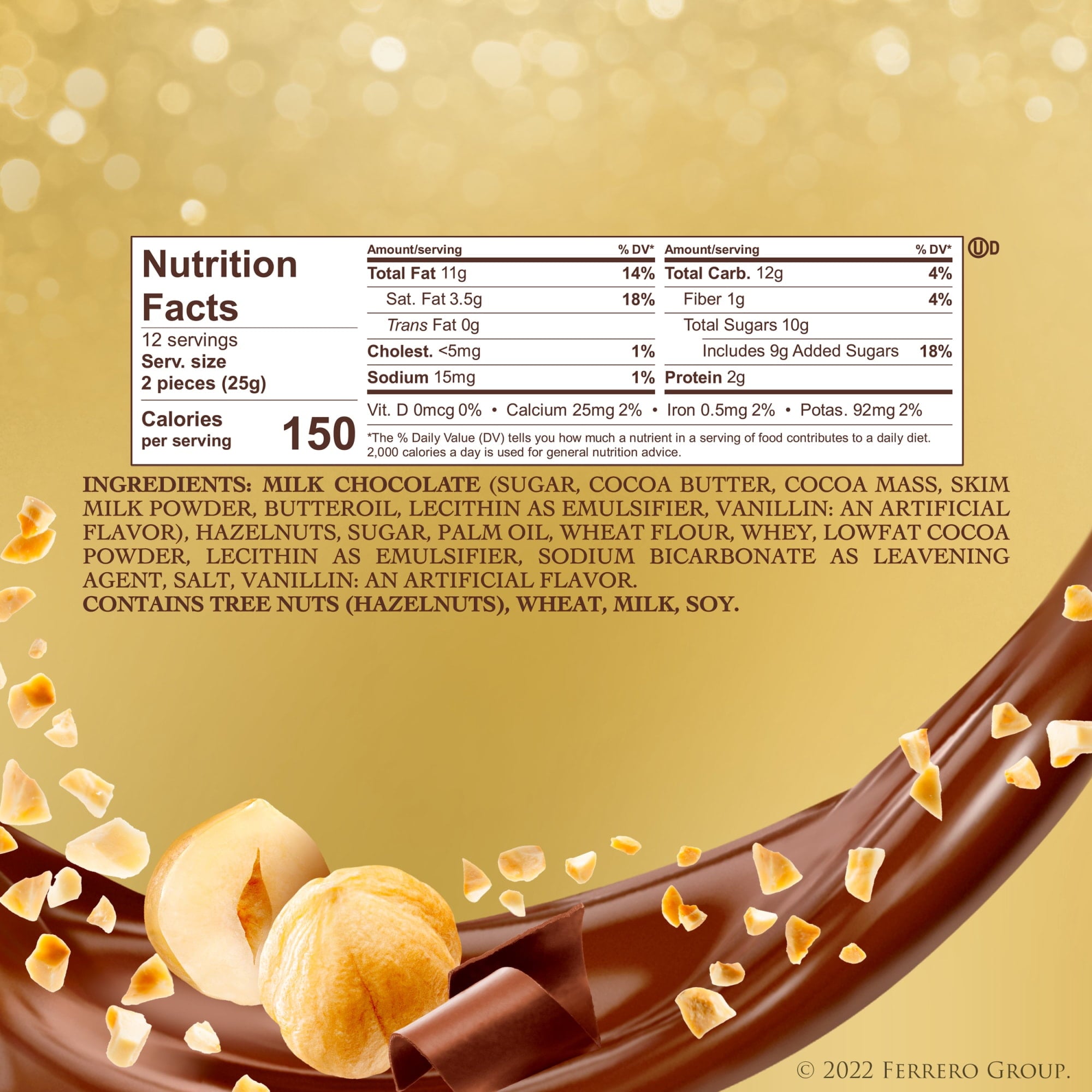 Ferrero Rocher's milk chocolate ( Same Day Delivery Usa )