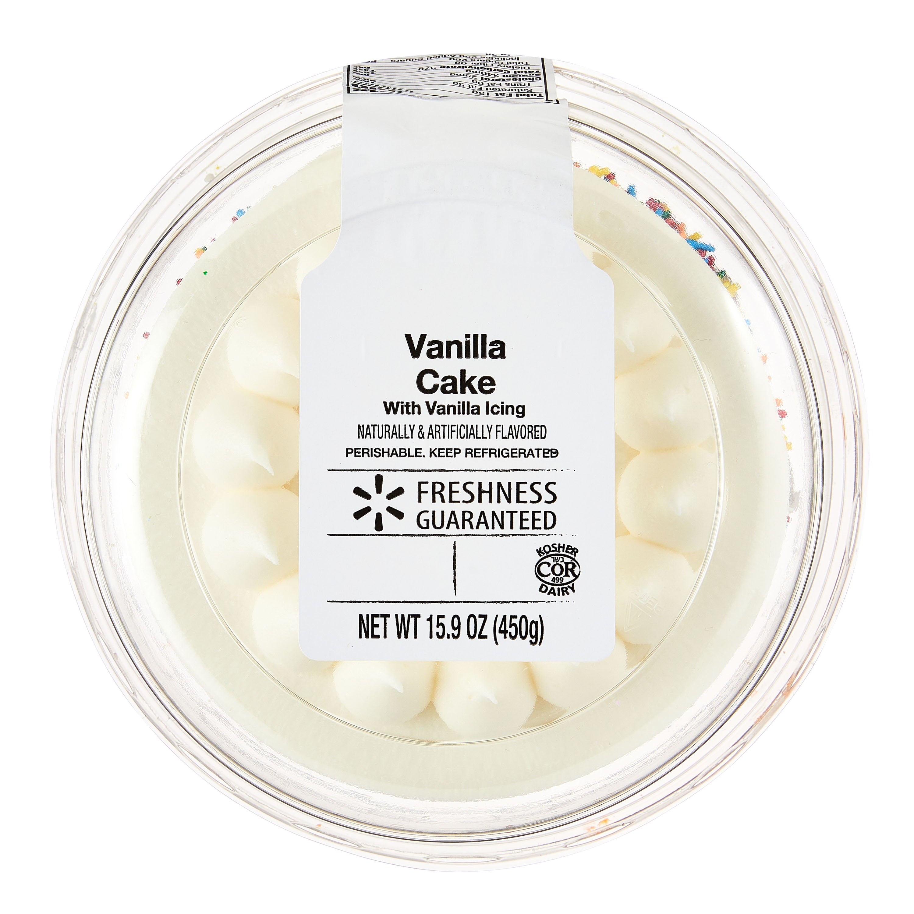 Vanilla Cake with Vanilla Icing ( Same Day Delivery Usa )