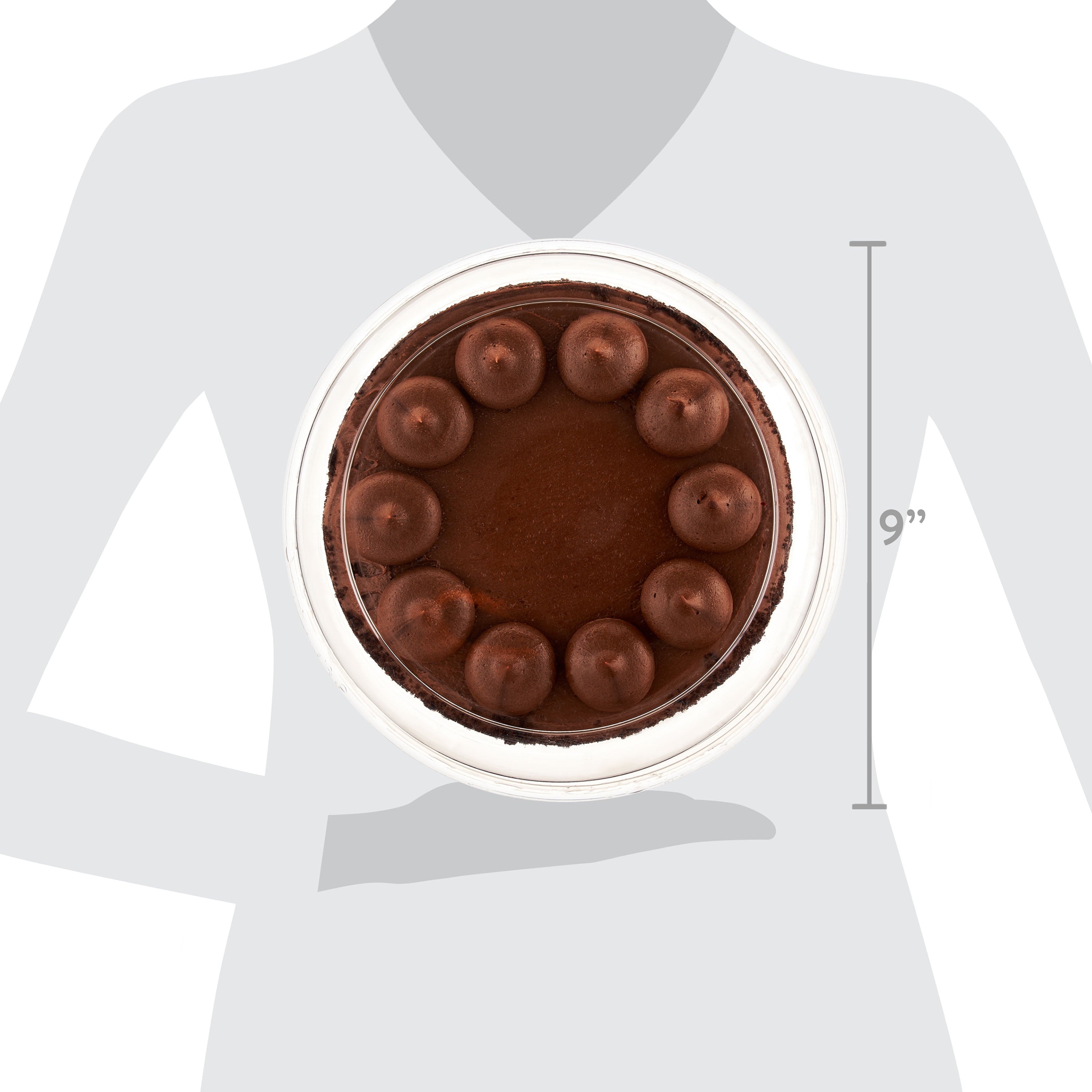 Triple Chocolate Cake, 35 Ounces ( Same Day Delivery Usa )