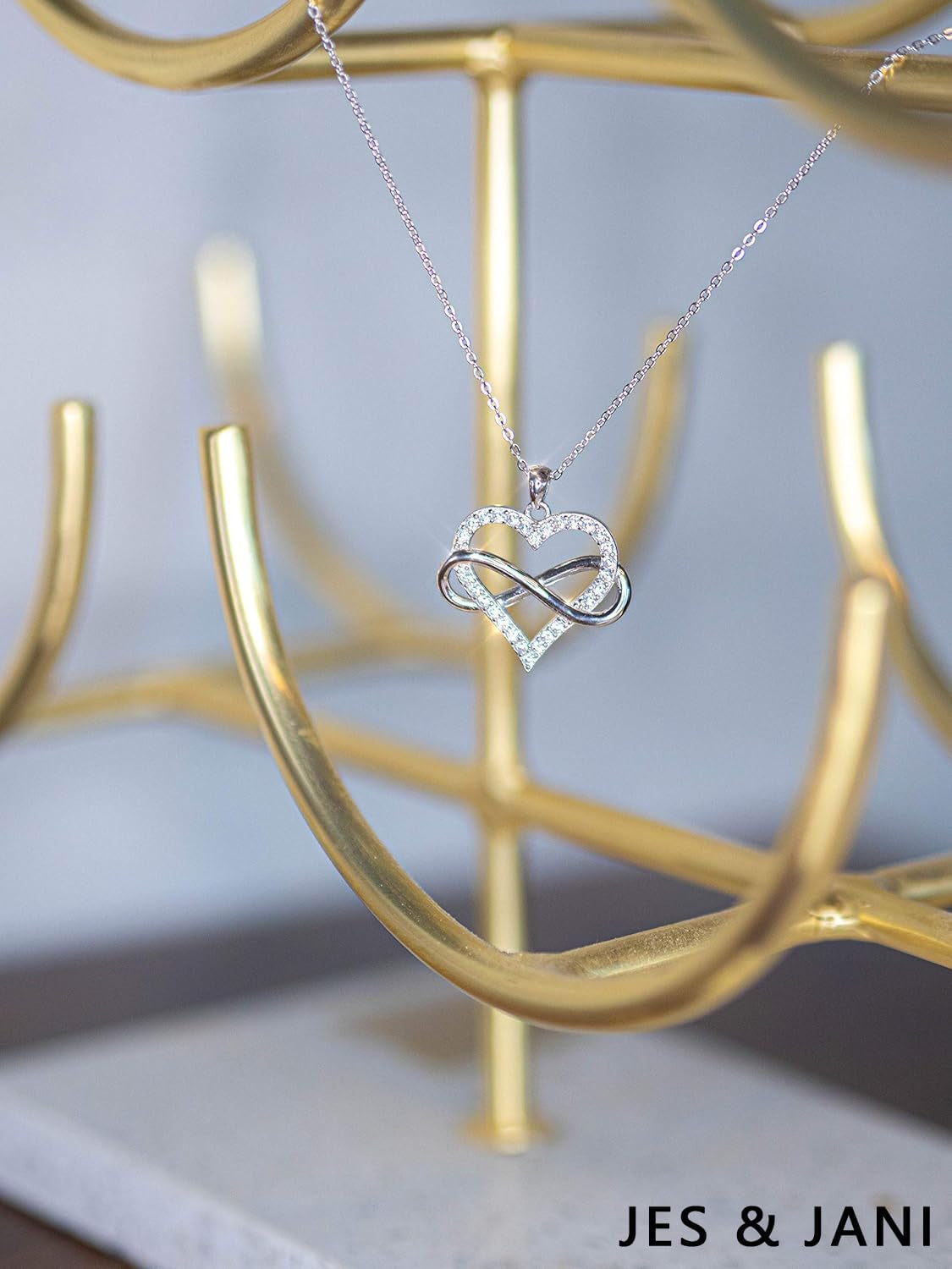 Infinity Heart Necklace for Women ( Usa Express )