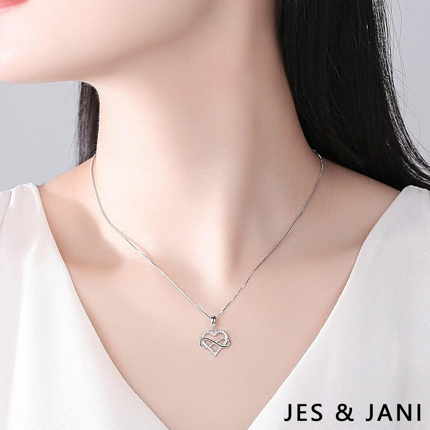 Infinity Heart Necklace for Women ( Usa Express )