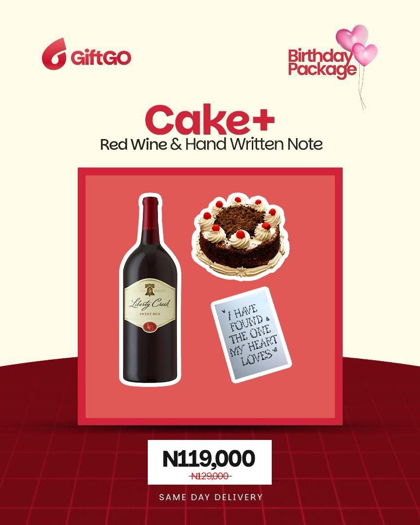 Sip & Smile - Wine , Cake and Free Note ( Same Day Delivery Usa & Canada )