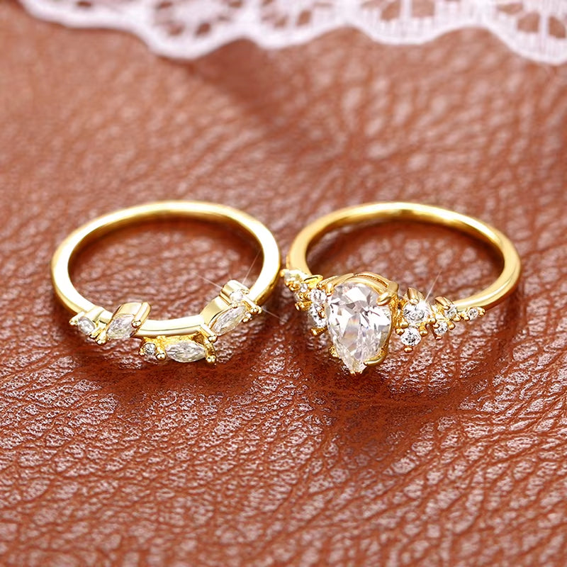 Trendy Bridal Rings( Standard Delivery )