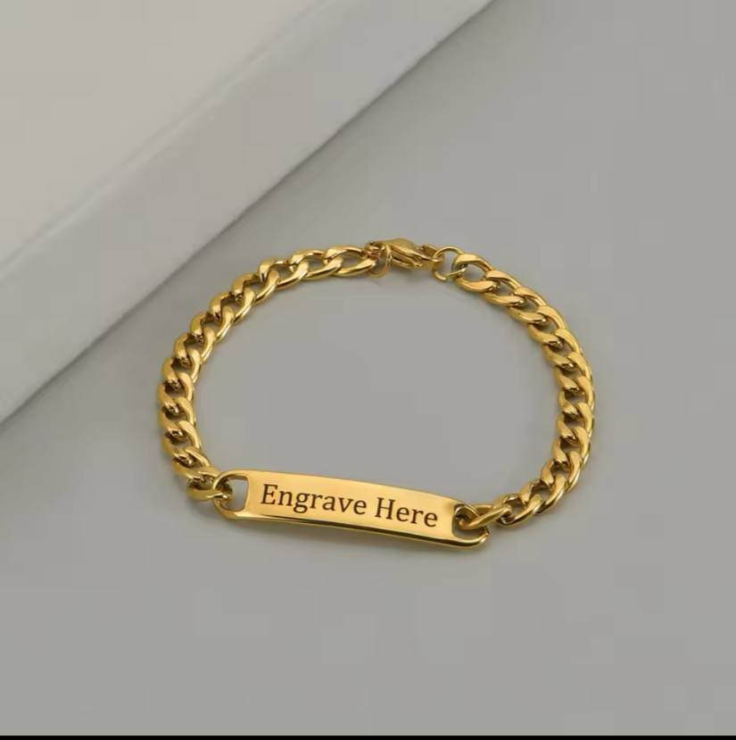Customized Name Bracelets Gold Color ( Standard Delivery )